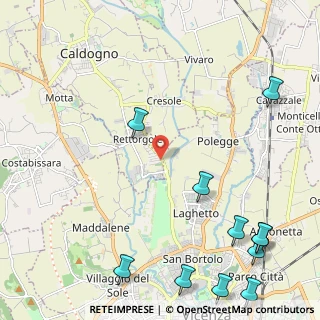 Mappa Via Ponte Marchese, 36030 Cresole VI, Italia (3.24545)