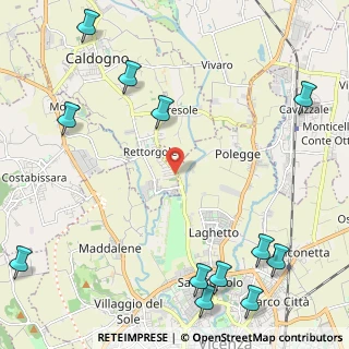Mappa Via Ponte Marchese, 36030 Cresole VI, Italia (3.2225)