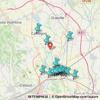 Mappa Via Ponte Marchese, 36030 Cresole VI, Italia (4.32938)