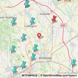 Mappa Via Ponte Marchese, 36030 Cresole VI, Italia (6.67)