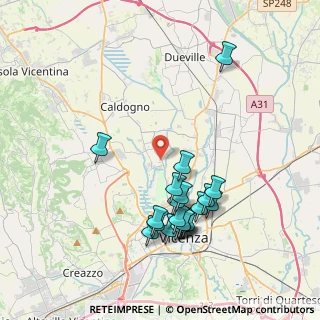 Mappa Via Ponte Marchese, 36030 Cresole VI, Italia (3.92)