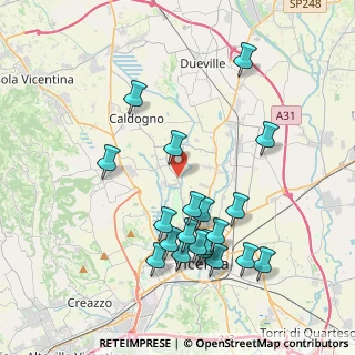 Mappa CAP, 36030 Caldogno-rettorgole-cresole , Italia (4.073)