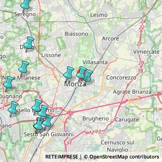 Mappa Via S. Gerardo, 20052 Monza MB, Italia (5.74077)