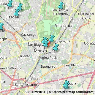 Mappa Via S. Gerardo, 20052 Monza MB, Italia (2.83545)