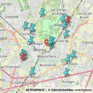 Mappa Via S. Gerardo, 20052 Monza MB, Italia (2.138)