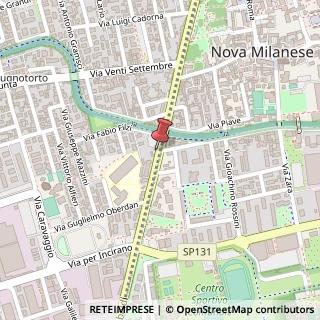 Mappa Via Giuseppe Garibaldi, 116, 20834 Nova Milanese, Monza e Brianza (Lombardia)