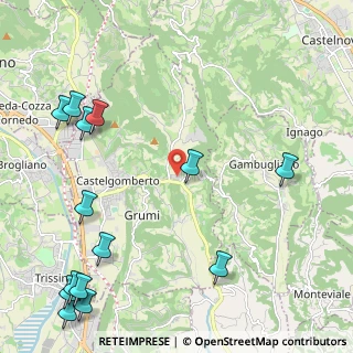 Mappa Via San Sebastiano, 36070 Castelgomberto VI, Italia (3.08643)