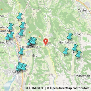 Mappa Via San Sebastiano, 36070 Castelgomberto VI, Italia (2.674)