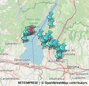 Mappa Costermano, 37010 Costermano VR, Italia (9.6595)