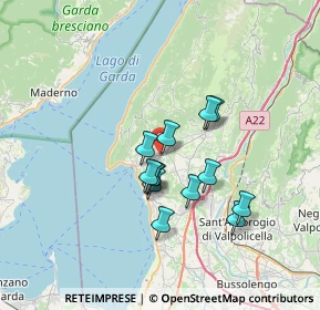 Mappa Costermano, 37010 Costermano VR, Italia (5.36538)