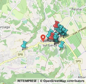 Mappa Via Belvedere, 37010 Costermano VR, Italia (0.6305)