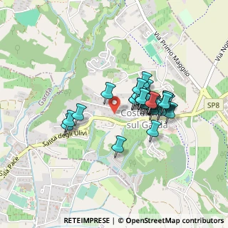Mappa Via Belvedere, 37010 Costermano VR, Italia (0.32857)