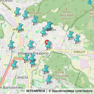 Mappa Via Collodi, 25073 Bovezzo BS, Italia (1.195)