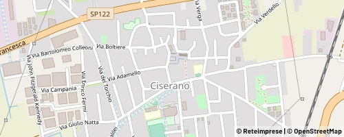 Mappa Ciserano