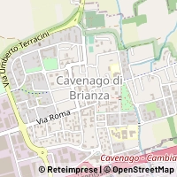 Map Cavenago di Brianza