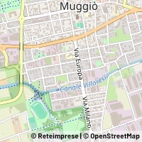 Hartă Muggiò