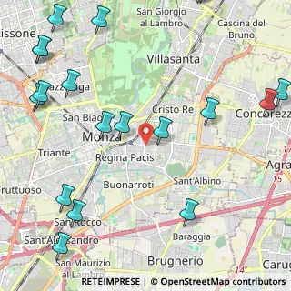 Mappa Via Carlo Rota, 20052 Monza MB, Italia (3.2035)