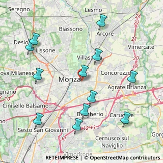 Mappa Via Carlo Rota, 20052 Monza MB, Italia (4.6975)