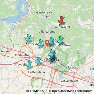 Mappa Via Campiani, 25060 Collebeato BS, Italia (5.654)