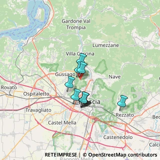 Mappa Via Campiani, 25060 Collebeato BS, Italia (4.87727)