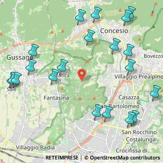 Mappa Via Campiani, 25060 Collebeato BS, Italia (2.884)