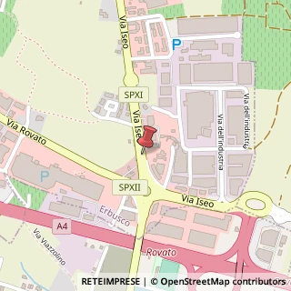 Mappa Via Iseo, 3, 25030 Erbusco, Brescia (Lombardia)