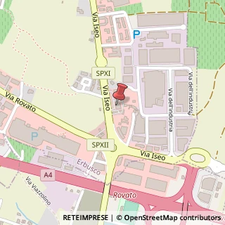 Mappa Via Iseo, 34, 25030 Erbusco, Brescia (Lombardia)