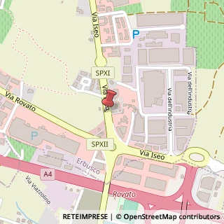 Mappa Via Iseo, 11, 25030 Erbusco, Brescia (Lombardia)