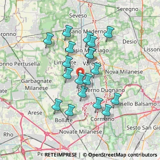 Mappa Via Padova, 20030 Senago MI, Italia (3.14421)