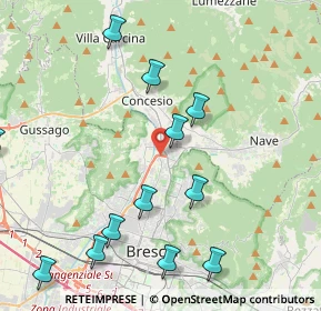 Mappa Via Stretta, 25136 Brescia BS, Italia (5.18538)