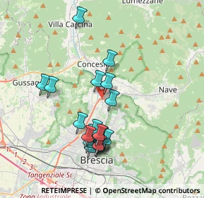 Mappa Via Stretta, 25136 Brescia BS, Italia (3.525)