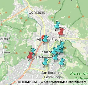 Mappa Via Stretta, 25136 Brescia BS, Italia (1.68333)