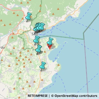 Mappa Via Porto San Felice, 25010 San Felice del Benaco BS, Italia (3.2975)