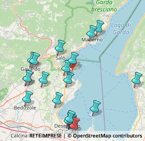 Mappa Via Porto San Felice, 25010 San Felice del Benaco BS, Italia (9.133)