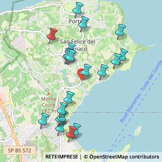 Mappa Via Porto San Felice, 25010 San Felice del Benaco BS, Italia (1.086)