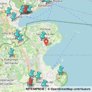 Mappa Via Porto San Felice, 25010 San Felice del Benaco BS, Italia (3.479)