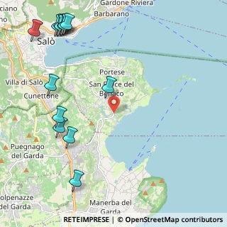 Mappa Via Porto San Felice, 25010 San Felice del Benaco BS, Italia (2.97769)