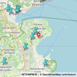 Mappa Via Porto San Felice, 25010 San Felice del Benaco BS, Italia (3.31)