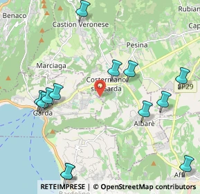 Mappa Via Poiano, 37010 Costermano VR, Italia (2.54)