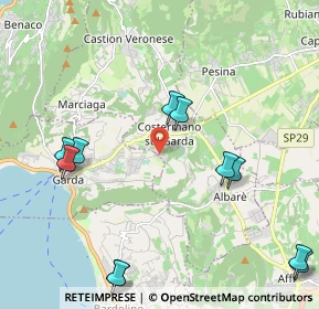 Mappa Via Poiano, 37010 Costermano VR, Italia (2.55545)