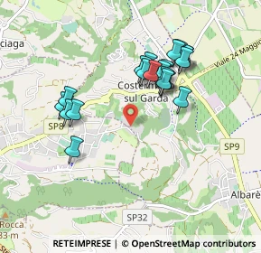 Mappa Via Poiano, 37010 Costermano VR, Italia (0.8415)