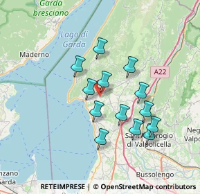 Mappa Via Poiano, 37010 Costermano VR, Italia (6.06615)