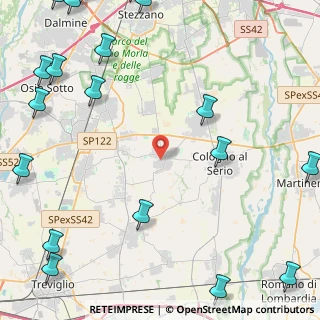 Mappa Via Francesco Petrarca, 24050 Spirano BG, Italia (7.24895)