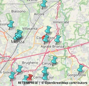 Mappa Via Walter Tobagi, 20863 Concorezzo MB, Italia (5.973)