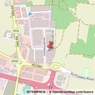 Mappa Via dell'Industria, 17, 25030 Erbusco, Brescia (Lombardia)