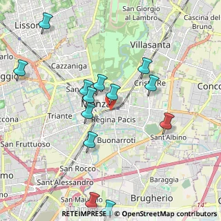Mappa Via Buccari, 20052 Monza MB, Italia (2.13538)