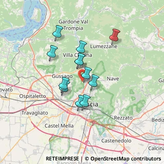 Mappa Via Salvemini, 25060 Collebeato BS, Italia (5.3675)