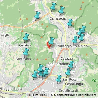 Mappa Via Salvemini, 25060 Collebeato BS, Italia (2.5565)