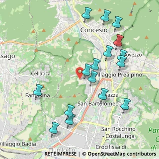 Mappa Via Salvemini, 25060 Collebeato BS, Italia (2.2275)