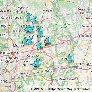 Mappa Strada Provinciale, 20873 Cavenago di Brianza MB, Italia (7.21769)
